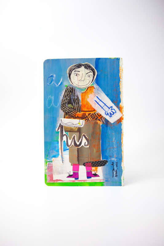 Original hand-cut collage featuring bold, dynamic color compositions. Original hand-cut collage featuring bold, dynamic color compositions.