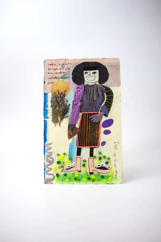 Artistic collage combining vivid colors and detailed embroidery stitching. Artistic collage combining vivid colors and detailed embroidery stitching.