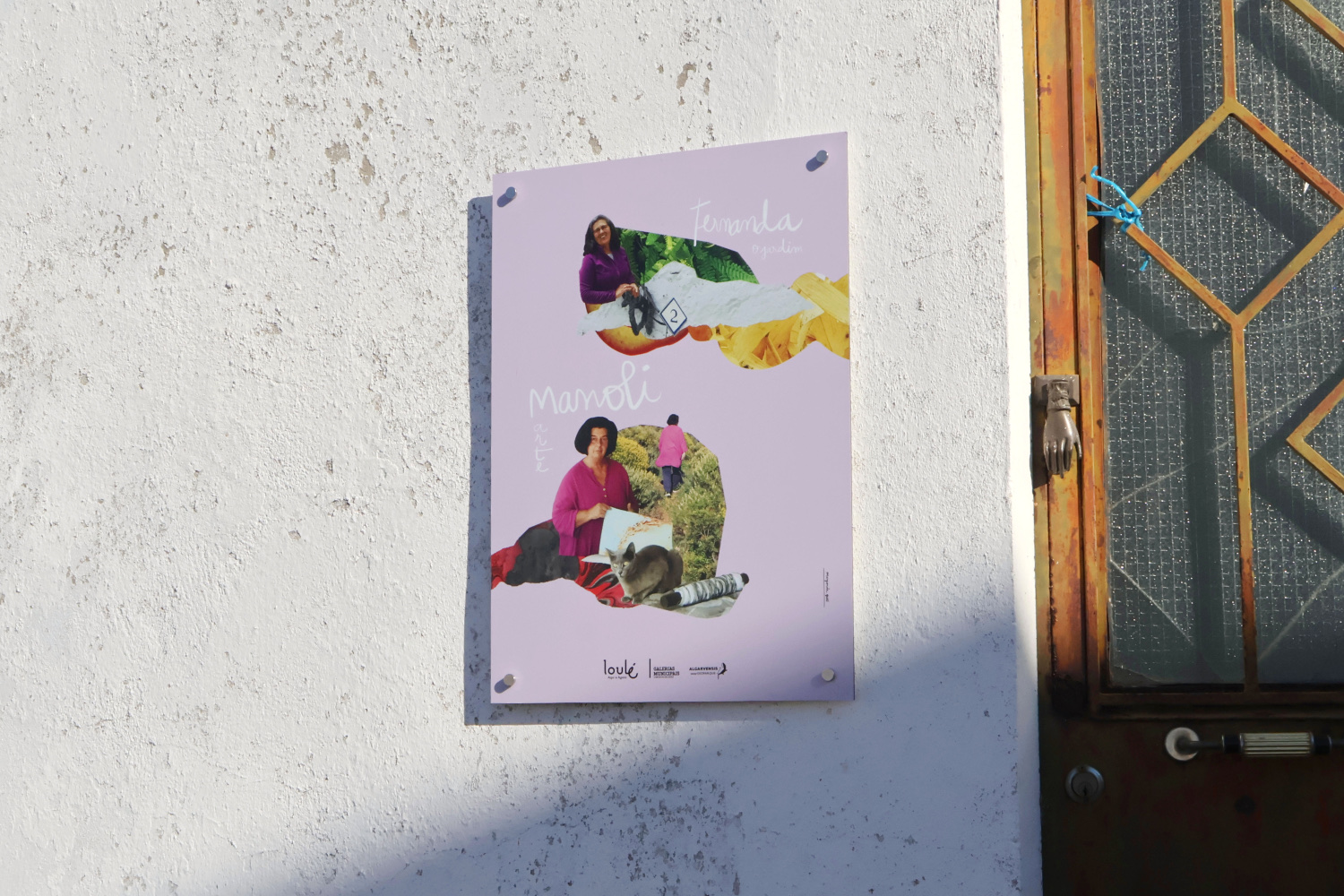 Visual composition installed on exterior wall, Aldeia da Penina