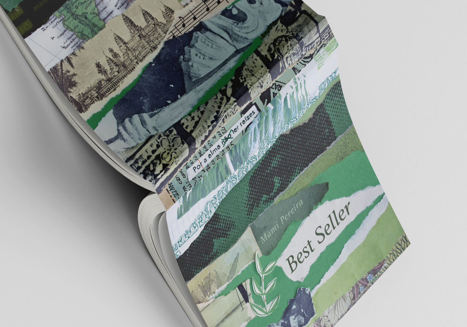 Artisan book cover illustration, combining meticulous handwork and playful, imaginative elements.