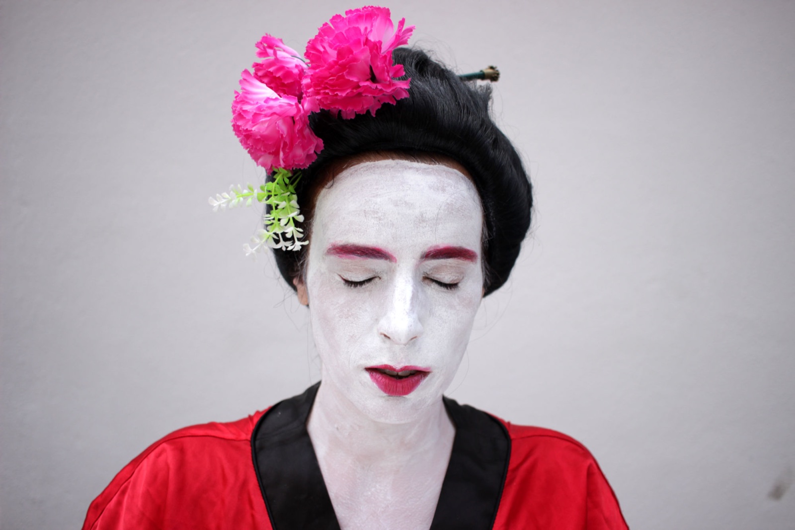 Behind-the-scenes of a collage workshop photography campaign.
