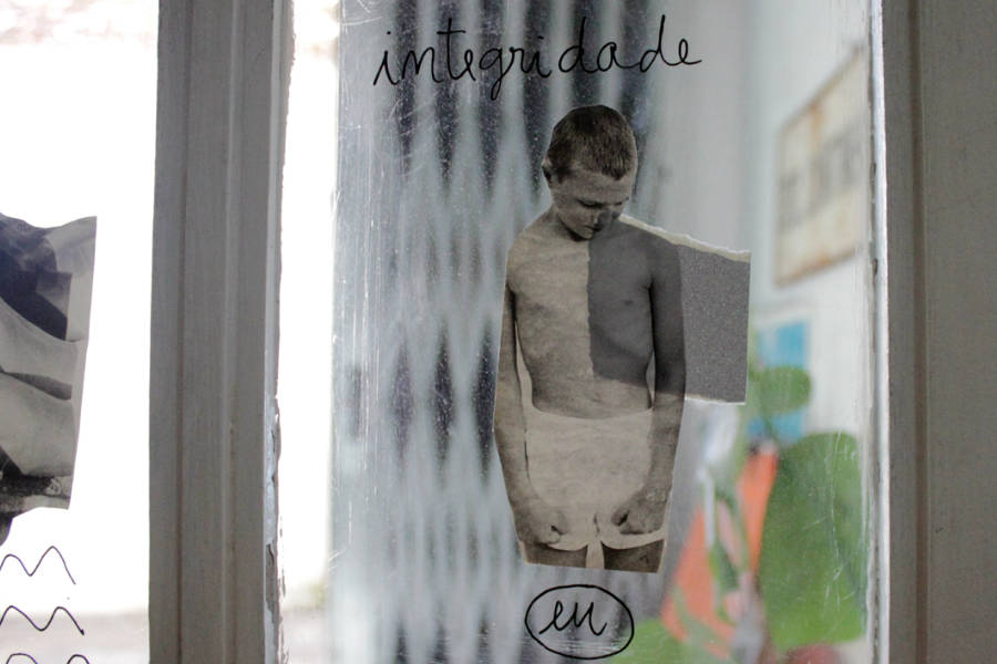 Photograph by Inês Gonçalves, published in K magazine, displayed in the window beside my work desk.