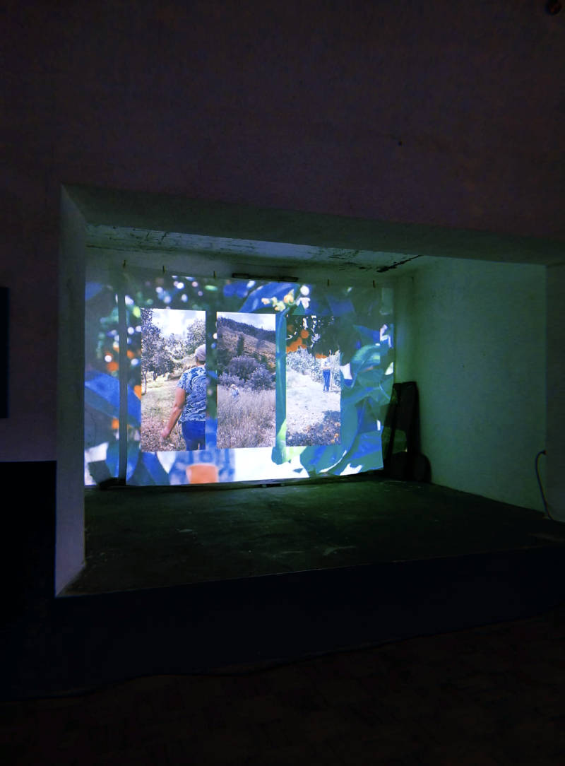 Documentary film from the residency exhibited at the local village's Casa do Povo.