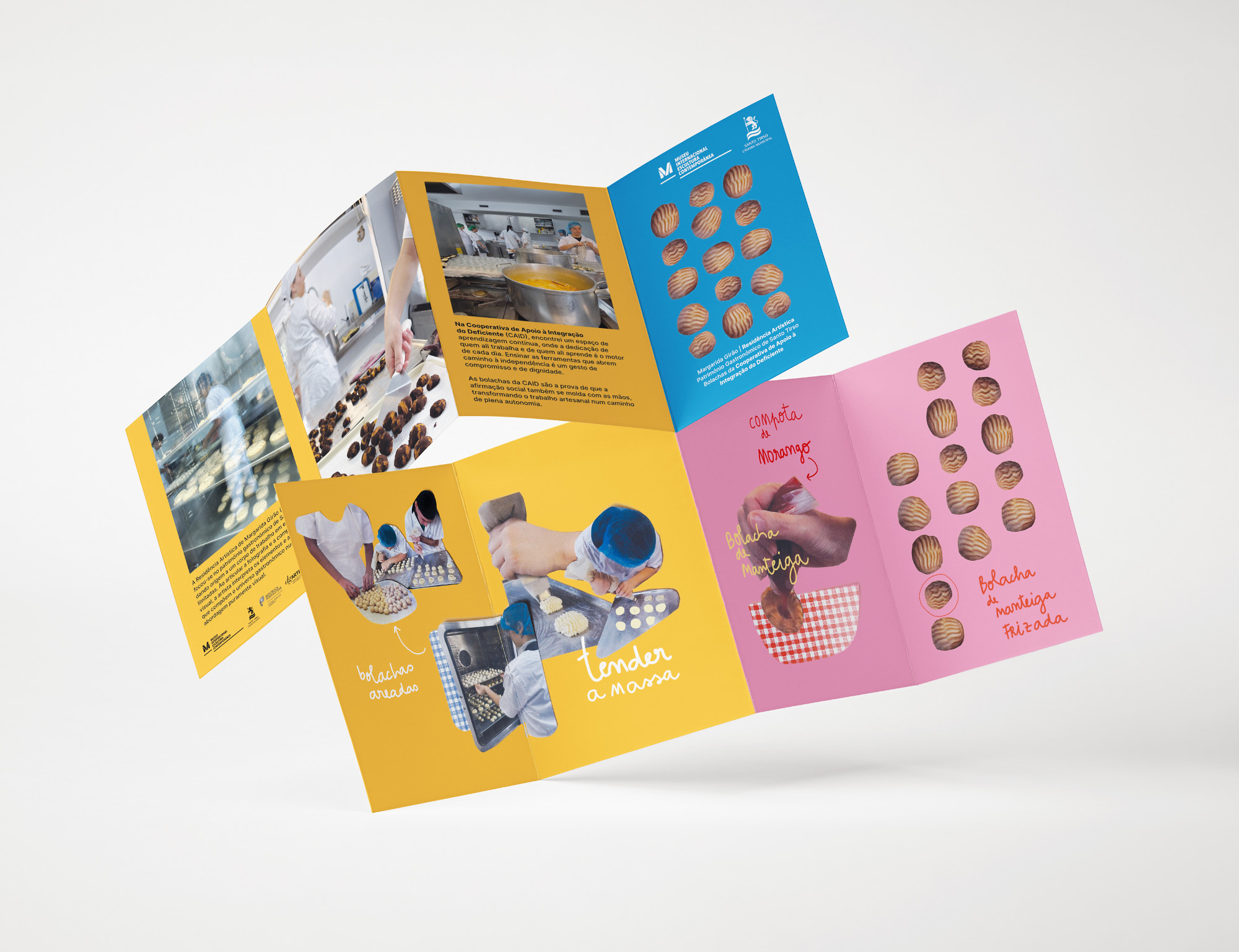 Matéria Doce publication spread, Santo Tirso gastronomic heritage